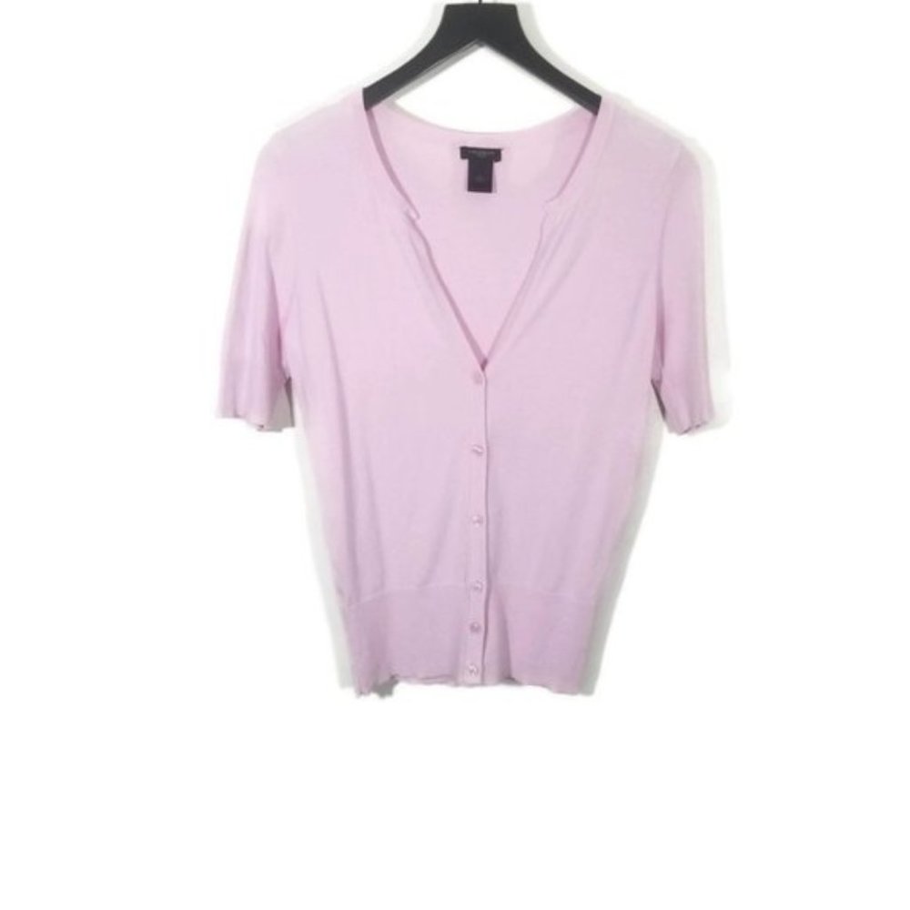 Ann Taylor Short Sleeve Cardigan Sweater Size S